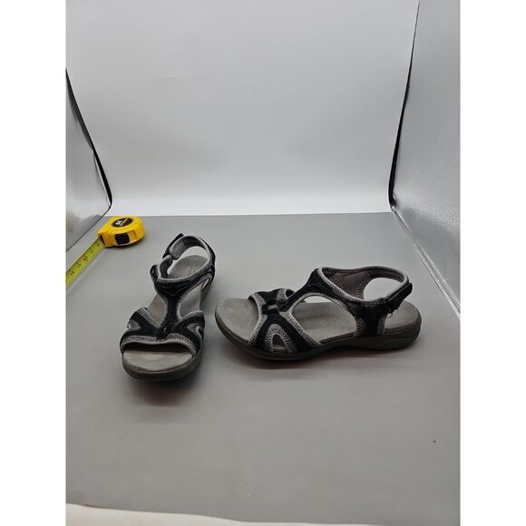 Clarks Collection in Motion sport walking comfort sandals Gray Strap Size 10M - Picture 1 of 6